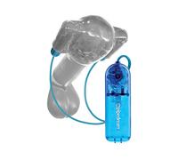 CLASSIX DUAL VIBRATING HEAD TEASER - BLUE