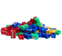 Classmate Lot de 100 taille-crayons en plastique Couleurs assorties