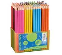 JPC Créations - Pot de 144 crayons de couleur - 18 cm - Assortis - Réf 363372