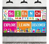 Classroom Decorations Science Banner and Poster for Teachers Students Colorful Home & Classroom Bulletin Board and Wall Decor for Daycare Library Kindergarten PreSchool Elementary Middle School