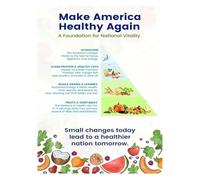 Classroom Health Education Poster Food Pyramid Chart for Children Healthy Eating Nutrition Learning(Unframed,16x24inch(40x60cm))