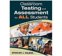 Classroom Testing And Assessment For All Students