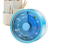 Classroom Timer - 60-Minute Mécanical Wind Up Desk Timer | 72 Decibel Loud Alarm Time Management, For Baking Work School | No Batteries Easy-Read, Sturdy Teaching Cooking