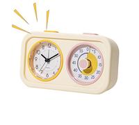 Classroom Visual Timer, Silent Night Light Countdown, 6.77x3.86x1.57 inches ABS Time with Easy Viewing, Learning Timer, Countdown Device with Practical Design Time for Preschool Kitchen