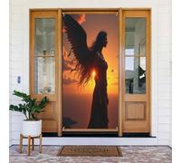 Classy Angel Print No.200 Couvertures de porte décoratives pour intérieur/extérieur, printemps, été, automne, hiver, Halloween, Noël, décorations d'intérieur