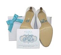 Classy Bride Autocollants I Do pour chaussures de mariée - Autocollants en strass pour chaussures de mariage - Cadeau idéal pour enterrement de vie de jeune fille ou mariée