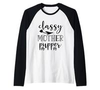 Classy Mother Pupper Cute Mothers Day Gift For Pet Owners Manche Raglan