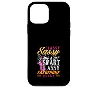 Classy Sassy Smart Assy Saxophone Queen Saxophoniste drôle Coque pour iPhone 12 Mini