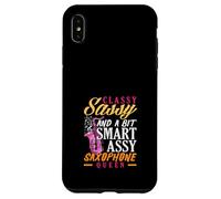 Classy Sassy Smart Assy Saxophone Queen Saxophoniste drôle Coque pour iPhone XS Max