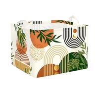 Clastyle Panier Rangement Bébé Bohème Corbeille à Linge Sale Pliable Fille pour Vêtement Boite de Rangement Jouet pour Salle de Bain Chambre à Coucher, Porte Cintrée, 40 * 30 * 30 cm