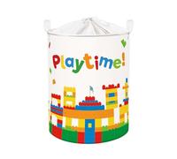 Clastyle Panier Rangement Bébé Étude Corbeille à Linge Sale Garçon Fille pour Vêtement Boite de Rangement Jouet pour Salle de Bain Chambre à Coucher, Jeu Temps, 40 * 50 cm