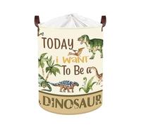 Clastyle Panier Rangement Bébé pour Jouets Corbeille a Linge Dinosaure