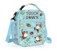 Clastyle Sac Isotherme Repas Enfant Ballon de Sport Lunch Bag Isotherme Garçons Petit Sac Lunch Box pour L'école Étudiant Pique-nique, Gnome Rugby