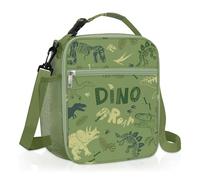 Clastyle Sac Isotherme Repas Enfant Dinosaur Volcan Lunch Bag Isotherme Garçons Filles Petit Sac Lunch Box pour L'école Étudiant Pique-nique, Fossile de Dinosaure