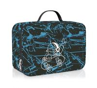 Clastyle Sac Isotherme Repas Enfant Joueur Petit Sac Lunch Box Portable Sac Dejeuner Garçons pour L'école,Garçon Skateboard