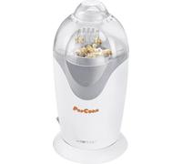 Clatronic Machine à pop-corn électrique PM 3635 – 1200 W, bac de portionnement, sans huile, blanc