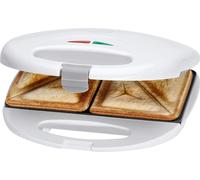 Clatronic Appareil à croque-monsieur avec plaques à croque-monsieur triangulaires | Appareil à croque-monsieur avec réglage automatique de la température & revêtement antiadhésif | Appareil à croque-m