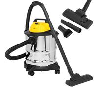 Clatronic® Aspirateur eau et poussière | Fonction soufflerie | 1200W | 5m de câble | Réservoir 20L | Aspiration eau et poussière | 3 tubes | Aspirateur eau et poussière | BS 1313