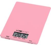 Clatronic® Balance de cuisine numérique avec plage de mesure jusqu'à 5000g, balance de cuisine extra plate en verre de haute qualité, Kitchen Scale avec fonction tare et unités de mesure réglables - K