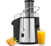 Clatronic Centrifugeuse à légumes et à fruits | Centrifugeuse à 1000W | Slow Juicer pour plus de vitamines | Stop-goutte pour un travail propre | AE 3532
