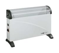 Clatronic Convecteur électrique KH 3077N 2000 W – Thermostat réglable, protection surchauffe – Blanc