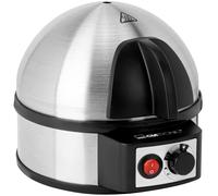 Clatronic EK3321 Cuiseur à oeufs avec pique-œuf, avec verre doseur acier inoxydable (brossé)