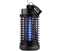 Clatronic® Destructeur d'insectes électrique | Piège à moustiques Jour et Nuit | pour jusqu'à 50 m² | Lampe Anti-moustiques sans Produits Chimiques ni parfums | Piège à Mouches électrique avec Brosse