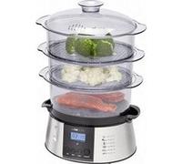 Cuiseur vapeur Clatronic DG3547 acier inoxydable, noir