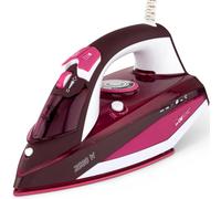 Clatronic® Fer à repasser à vapeur avec semelle en céramique | 2600W | Fer à repasser avec vapeur | Réservoir de 350ml | Steam Iron avec stop-gouttes et anti-calcaire | DB 3705