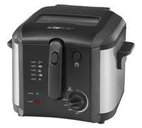 Friteuse Clatronic® d'une capacité de 2,5 litres d'huile/graisse | Friteuse en Métal avec réservoir d'huile antiadhésif | incl. Fenêtres et filtres d'odeurs et de vapeurs de graisse | FR 3649