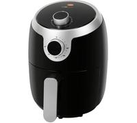 Clatronic Friteuse à air chaud FR 3769 H – 1,8 L 1000 W, faible fumée et odeurs – noir/argenté