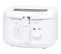 Clatronic Friteuse FR 3771 – 2,5 L 1800 W, filtre anti-odeur, thermostat réglable – Blanc