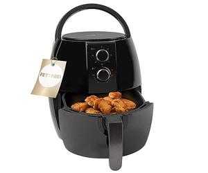 Clatronic® Friteuse à air chaud pour une préparation sans huile ni graisse | Airfryer 3,6L | avec thermostat réglable en continu (80°C - 200°C) et minuterie | idéal pour le fitness | 1350W | FR 3780 H
