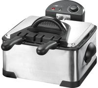 Double friteuse zone froide Clatronic FR 3195 4 l acier inoxydable