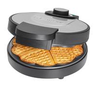 Clatronic Gaufrier | avec Ø 18cm surface de cuisson antiadhésive | gaufrier en forme de cœur | avec degré de brunissage réglable en continu & feu de cuisson | 1000W | WA 3492