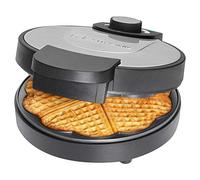 Clatronic Gaufrier | avec Ø 18cm surface de cuisson antiadhésive | gaufrier en forme de cœur | avec degré de brunissage réglable en continu & feu de cuisson | 1000W | WA 3492