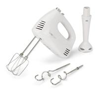 Clatronic Batteur à main HM 3524 – 300 W – 5 vitesses – Fonction turbo – Blanc