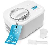 Clatronic Machine à glace / Sorbetière ICM3799 2en1 1 L Écran LCD Blanc