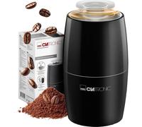 Clatronic KSW 3806 264005 Moulin à café noir couteau à frappe en acier inoxydable