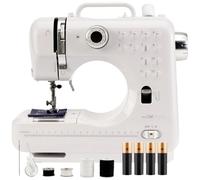 Clatronic Machine à coudre manuelle NM 3795 blanc, argent