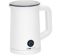 Mousseur à lait - Mousseur Lait - Emulsionneur a lait - Ecremeuse électrique - Clatronic MS 3693 Mousseur à lait électronique pour mousse de lait avec couvercle anti-éclaboussures Blanc