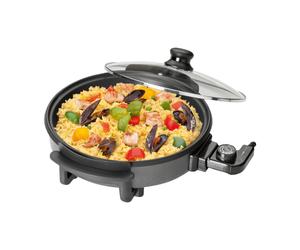 Clatronic PP-3401 Party Pan Poêle électrique antiadhésive noir - 28 cm