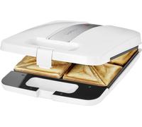 Clatronic ST3629 Appareil à croque-monsieur blanc, argent