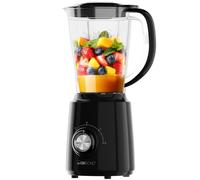 Clatronic UM 3845 Mixeur sur Pied 500 W, Blender, sans BPA, 4 Lames en Acier Inoxydable, Machine à Smoothie 1,5 l, Fonction Ice Crush, 3 Niveaux, Fonction Turbo, Couvercle avec Ouverture de