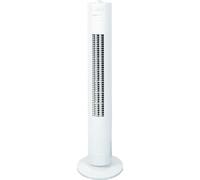 Clatronic Ventilateur avec fonction d'orientation | Ventilateur sur pied m. Timer | Ventilateur tour 3 vitesses | Fan | Ventilateur très silencieux 78cm | TVL 3770 blanc