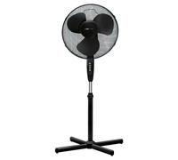 Clatronic Ventilateur avec fonction pivotante | réglable en hauteur | silencieux Ø 40cm | Ventilateur sur pied 3 vitesses | Angle d'inclinaison réglable |VL 3603 S noir