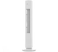 Clatronic Ventilateur Tower | 3 vitesses | Oscillation 75° (désactivable) | Minuterie 120 minutes | TVL 3770 | blanc