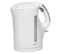 Clatronic Bouilloire WK 3819 – 1,7 L, sans fil, 2200 W, arrêt auto/manuel, filtre amovible, blanc