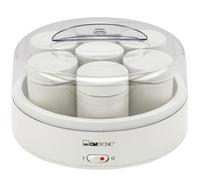 Clatronic Yogourtière | Faire son propre yaourt | 7 pots inclus | préparation facile | Yogourtière pour jusqu'à 1,1L de yaourt | JM 3344