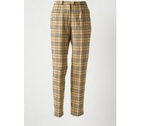 claude bauer pantalons femme de couleur beige 38